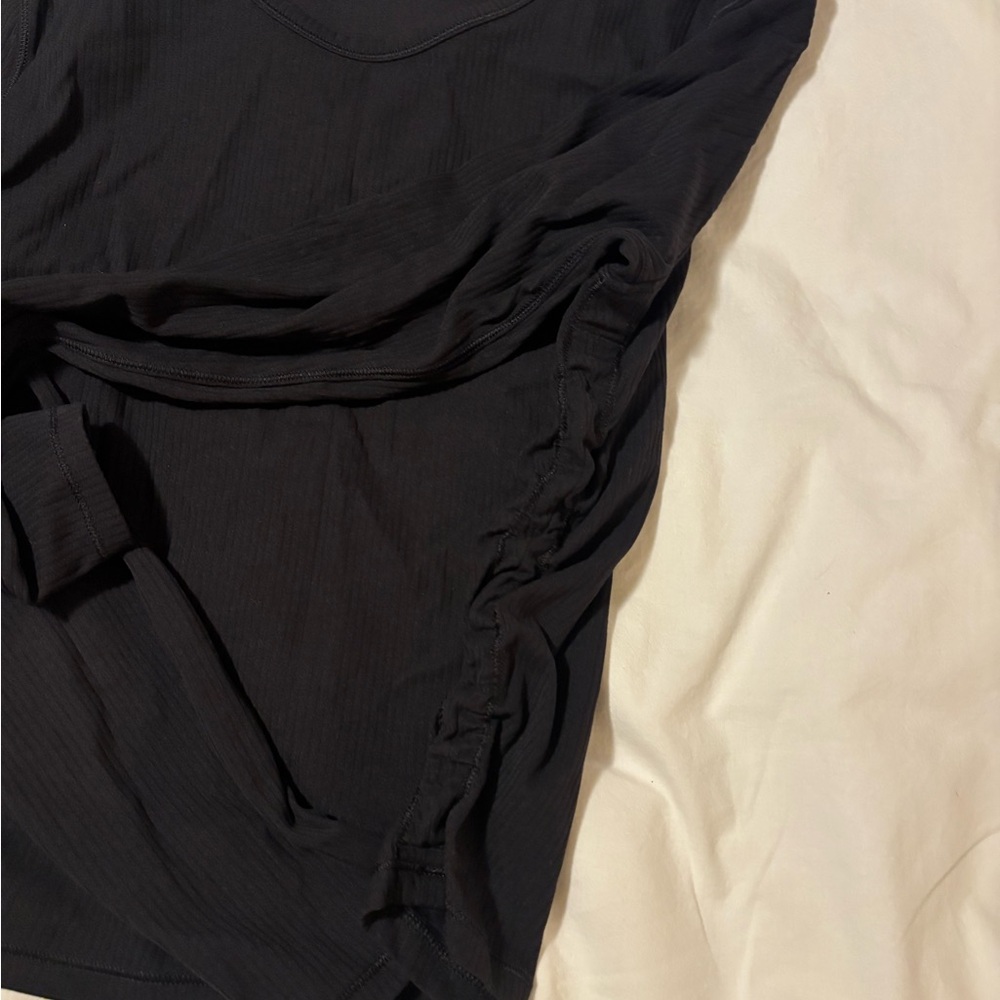 Cropped Ribbed Long Sleeve - Picture 4 of 4